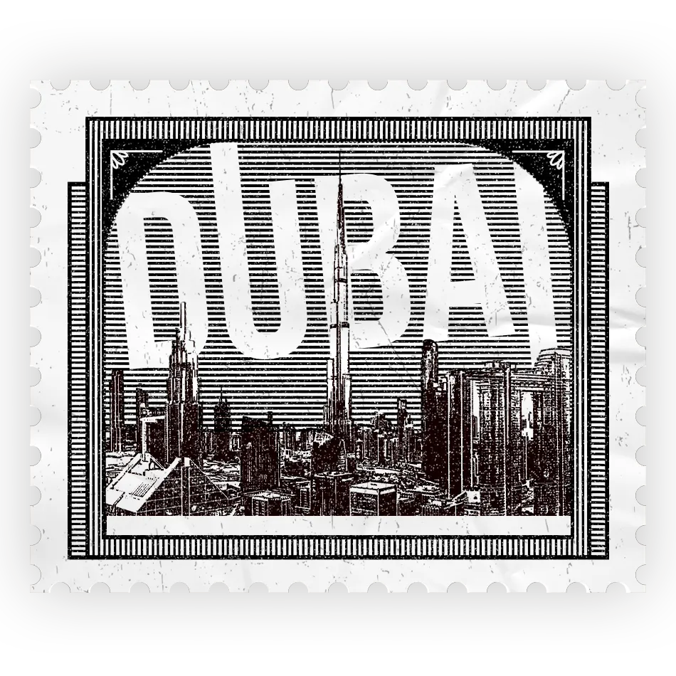 Dubai stamp